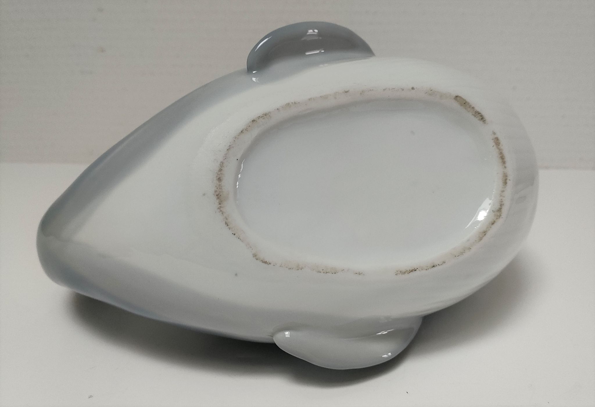 Teapot zoomorphic blue whale porcelain design Japan
