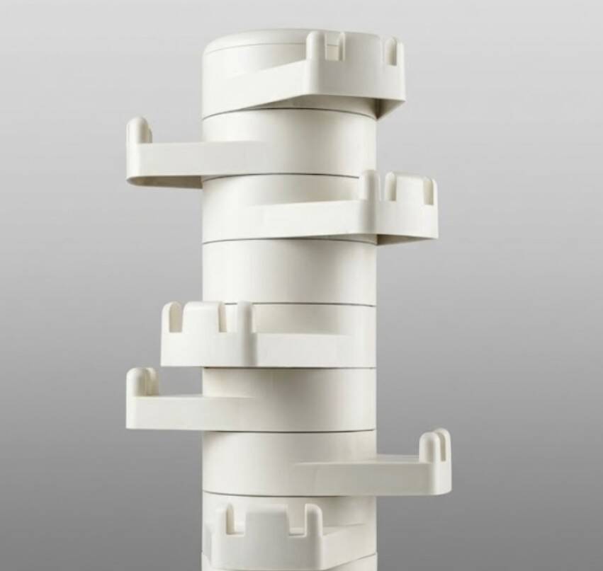 Coat rack space art Benanti and Brunori for Velca