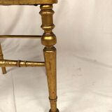 Napoleon III period gilded wood chair