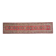 1970s Vintage Turkish Handmade Wool & Cotton Pink Runner Rug 82x359