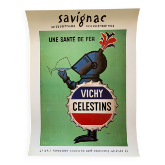 Exhibition poster Savignac 1988