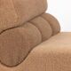 Fauteuil italien Schumacher en noyer et cachemire bouclé, 1970