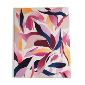 Purple jungle painting
