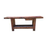 Wood workbench