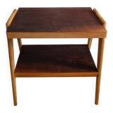 2-tier wooden coffee table from the 50s and 60s