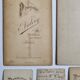 Set of 21 old photographic portraits from the end of the 19th century to the beginning of the 20th century