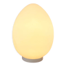Lampe œuf vintage en verre