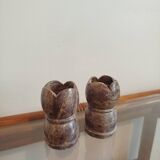 Alabaster candle holder