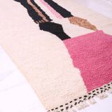 Tapis beni ouraine à moto coloré traditionnel taille 1,5/2,5 m