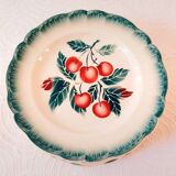 Badonviller ''Bouquet of cherries'' dessert plates