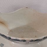 Saucière ancienne en faïence "Société Anonyme" St Amand et Hamage