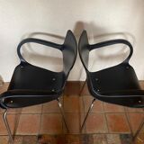 Lot of two design armchairs
