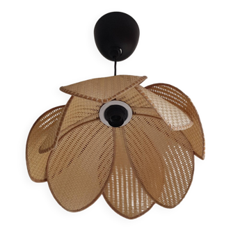 Lustre/suspension    Fleur en cannage