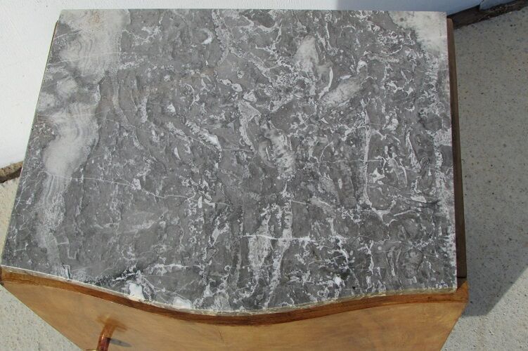 Bedside art deco walnut veneer from the 30s and 40s