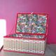 Sewing box rope and scoubidous 60s