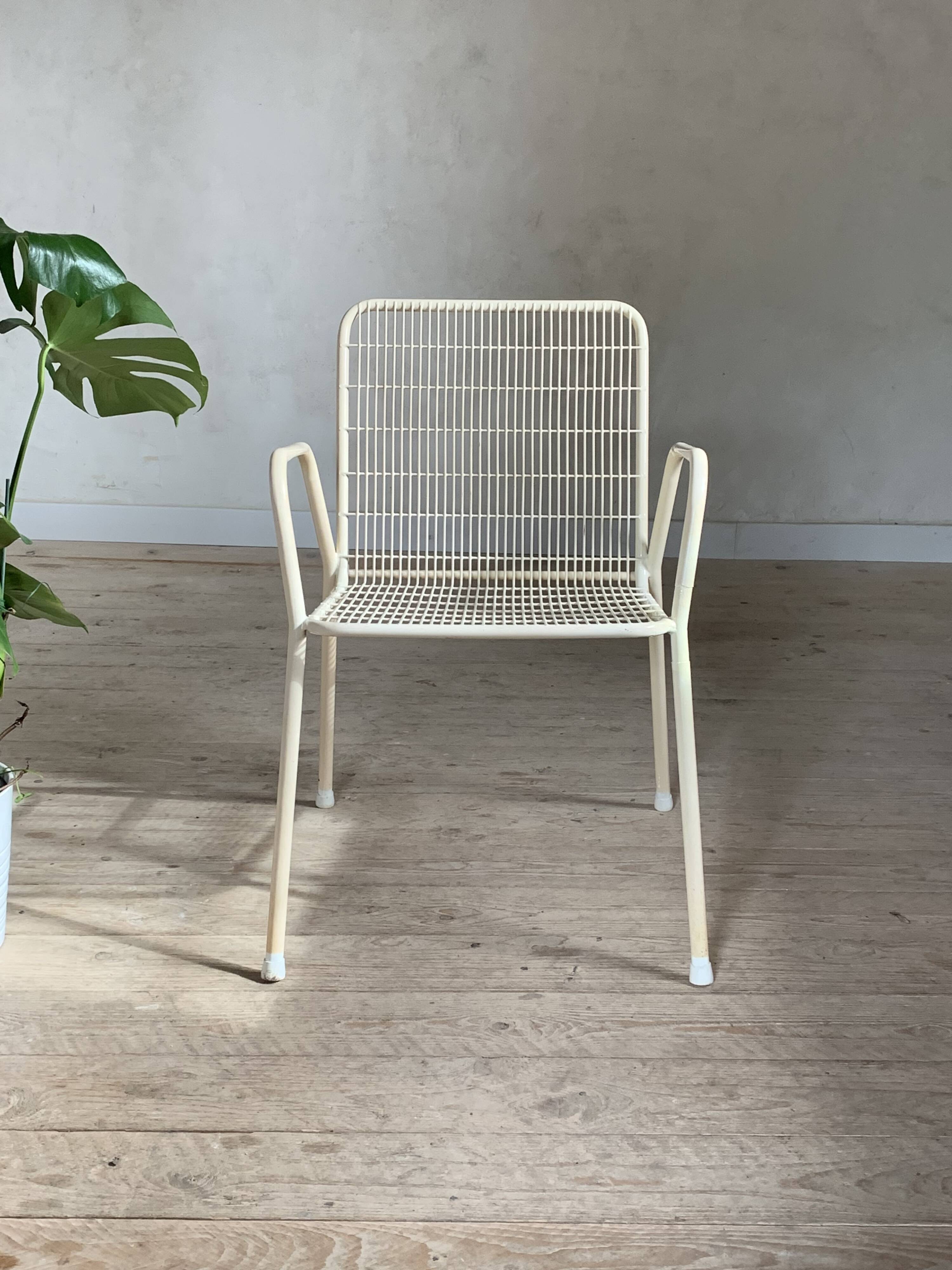 Vintage metal garden chair