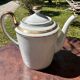 teapot, sugar bowl, cream jug, porcelain from Sologne, Larchevêque