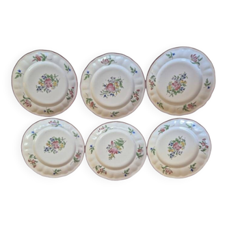 Lot d’assiettes Lunéville KG. (x6)