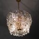 Lustre en verre de Kinkeldey 1970s