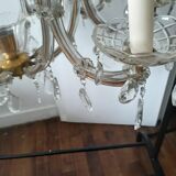 Glass pendant chandelier