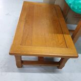 Solid oak coffee table