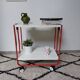 Desserte métal frz par lucien lepoix 1983 pop art vintage roulante pliable