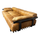 DS 80 daybed, patchwork sofa with armrests in cognac leather by De Sede, Switzerland, 1980s