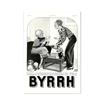 Affiche vintage années 30 BYRRH