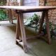 grande table de guinguette en bois sapin