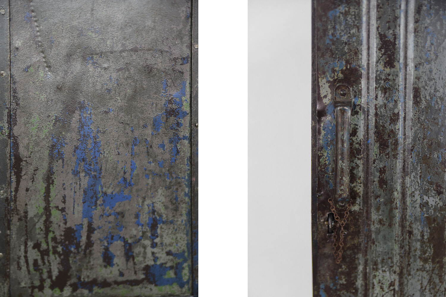 Vintage Industrial Metal Factory Cabinet, 1950s