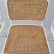B32 chairs by Marcel Breuer in white.