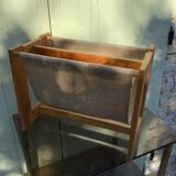 Scandinavian minimalist magazine rack