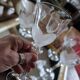 6 crystal stem glasses from Cristal d’Arques Folia – 1970s-1980s