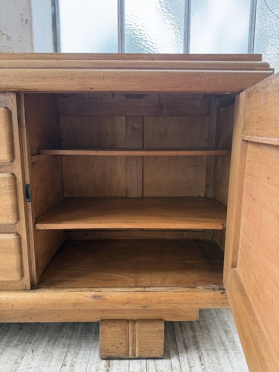 Enfilade storage unit oak Art Deco 1940 Dudouyt