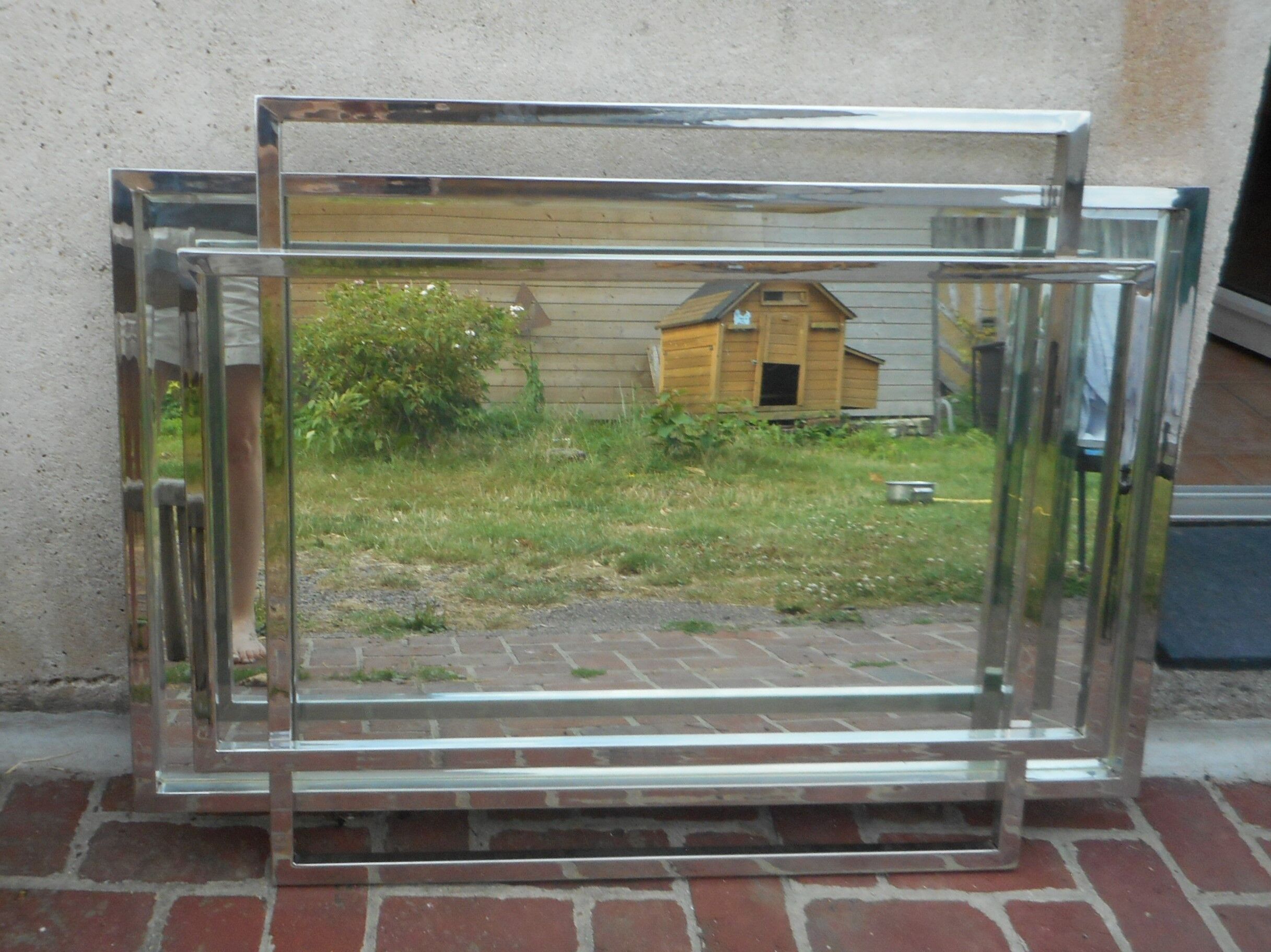 Italian chrome mirror