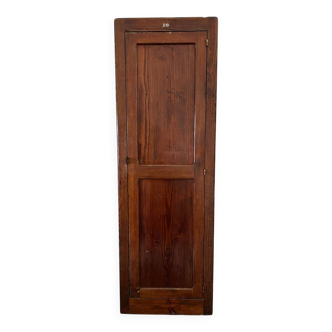 Old wooden school locker room