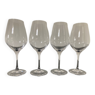 Set of 4 white wine glasses in crystalline Spiegelau