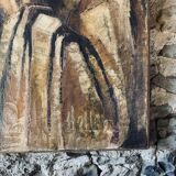 Tableau vieillard - 74 x 51cm