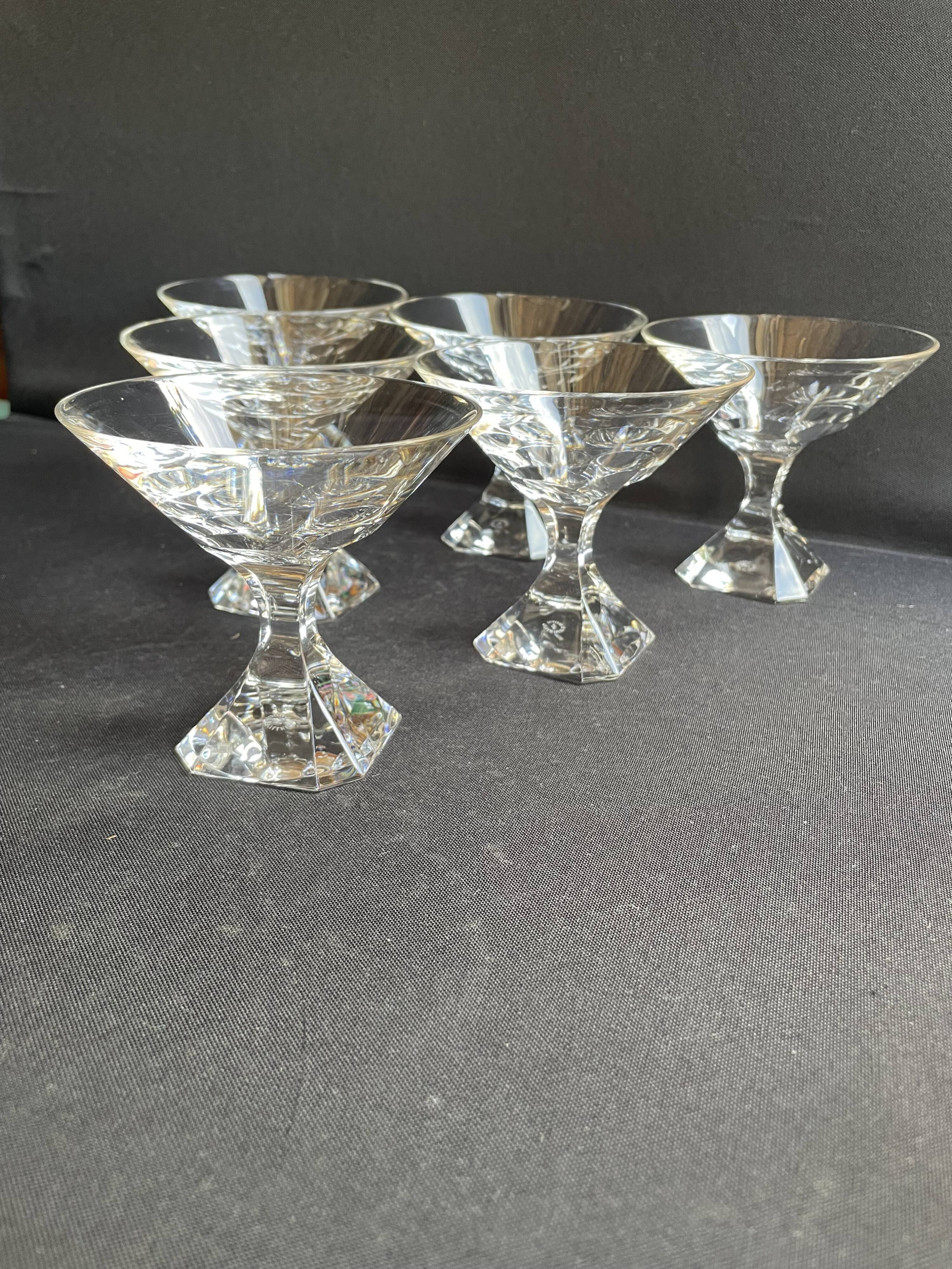 6 Crystal Champagne Coupes – Villeroy & Boch