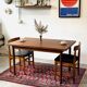 Table en teck extensible, Danemark 1960s/1970s, VNTG, Mid-C Modern