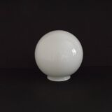 French Vintage White Opaque Glass Large Replacement Glass Globe Shade 204