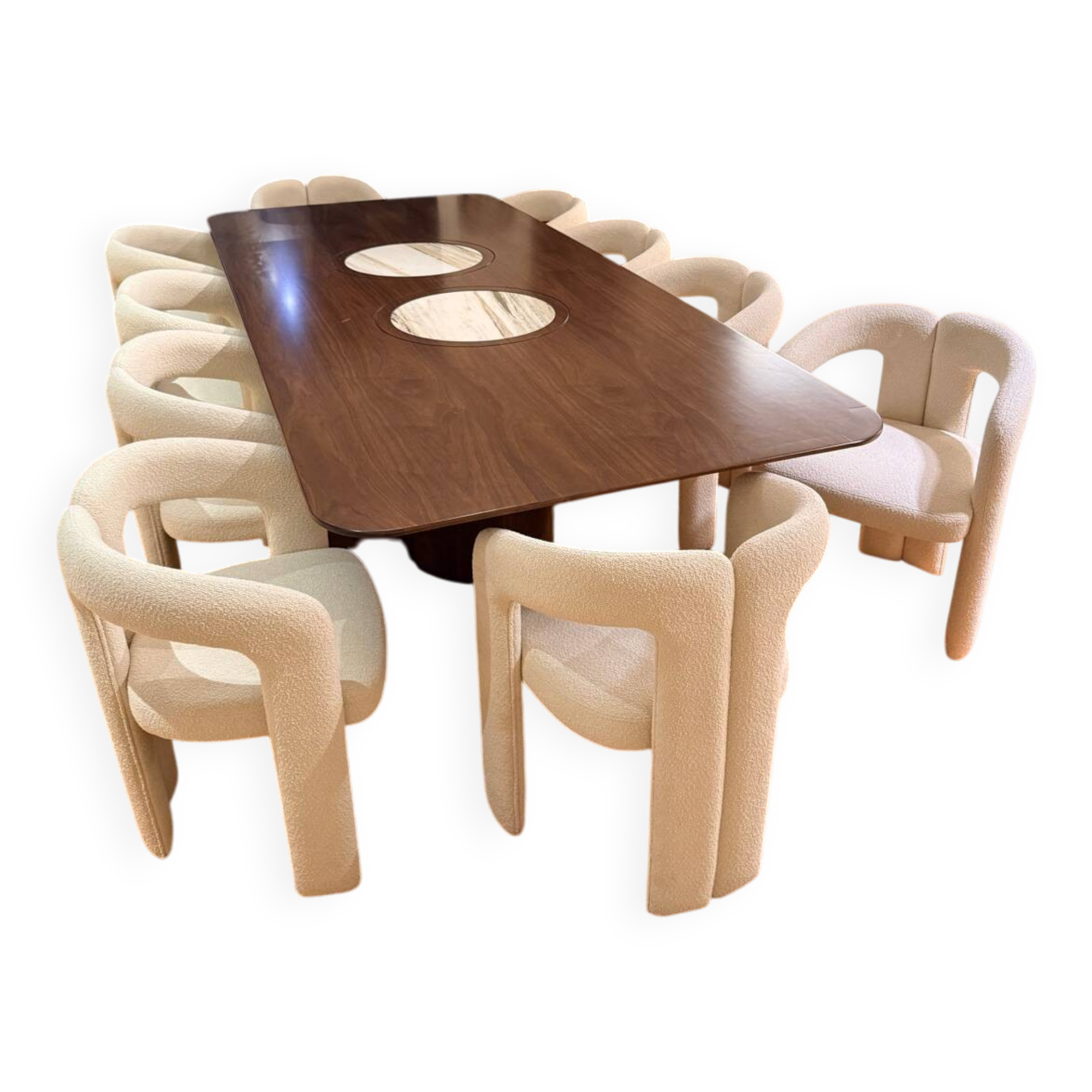 Contemporary table and chairs