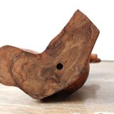 Olive wood monoxide lamp, 50s