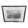 Old Color Lithograph “Roman Aqueduct Fréjus” + Black Wood Frame #A686