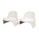Pair of armchairs by luigi colani 1960 vintage