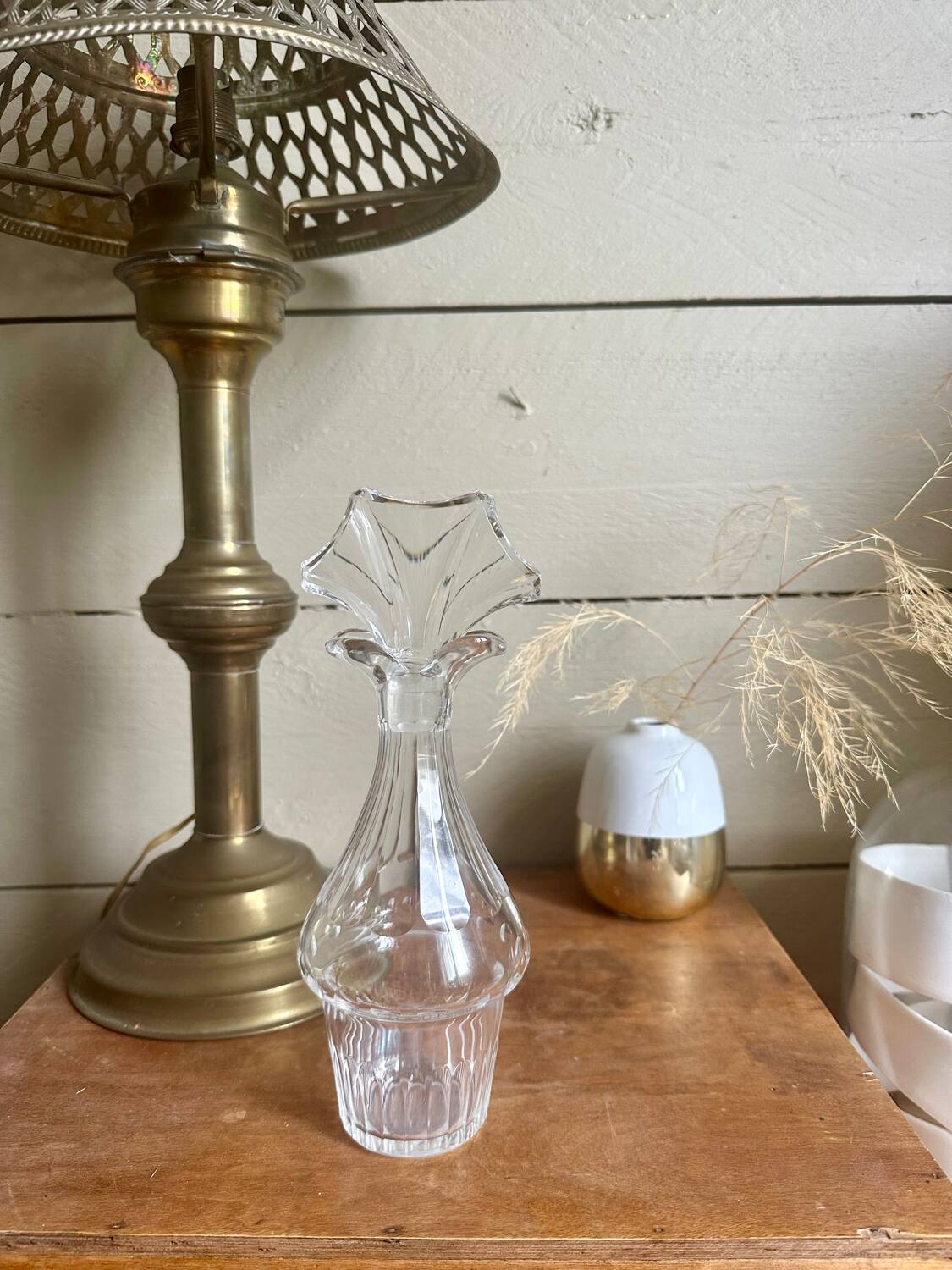Small glass carafe