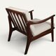 Scandinavian lounge chair in solid teak, 1960s