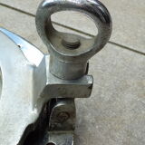 Old boat window in chrome bronze Ø40cm