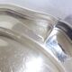 Oval dish Ercuis in silver metal