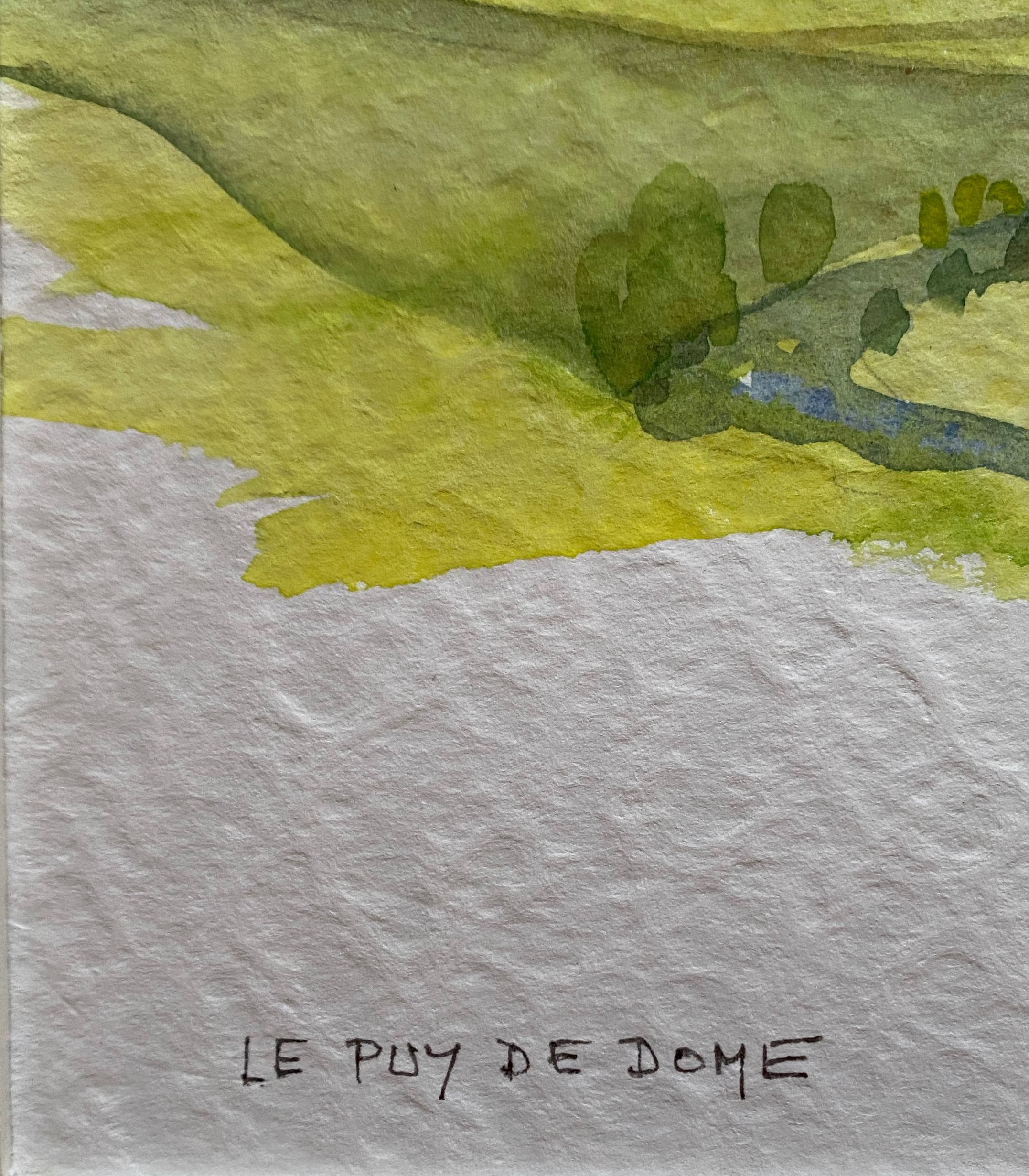 Painting "Puy de Dôme"